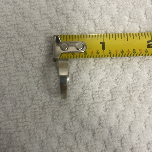 Ring Sterling Silver with baguette crystals - Picture 7 of 7